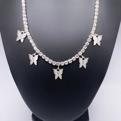 Sporty Butterfly Necklace