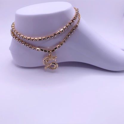 Dragon 2 Piece Anklets