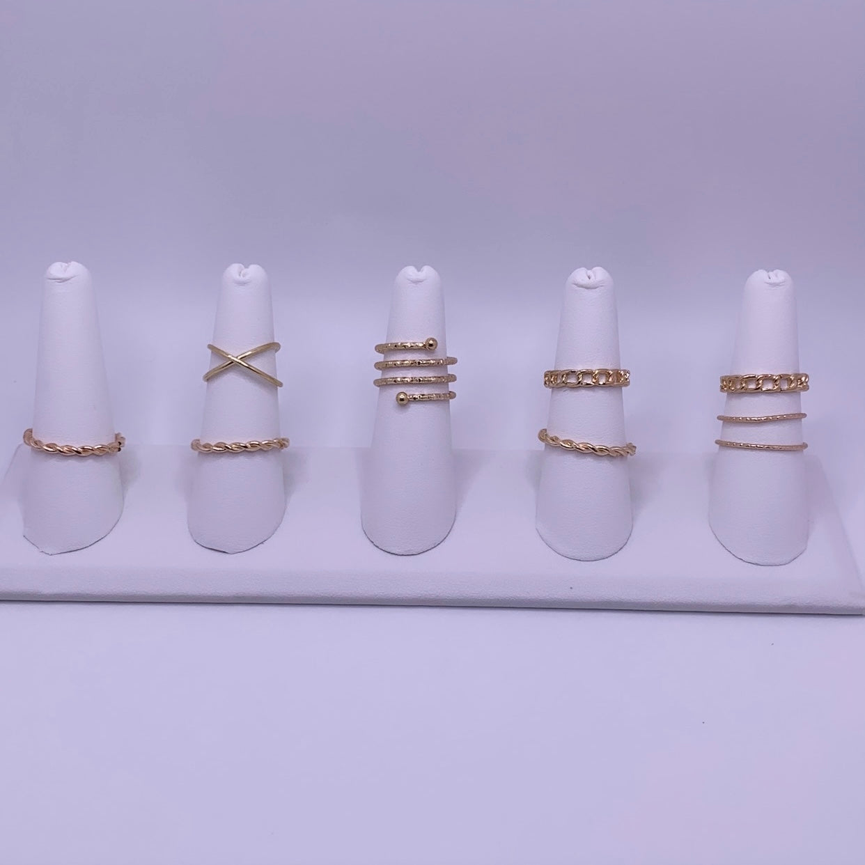 Vibin 8 Piece Knuckle Ring Sets