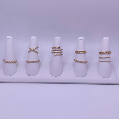 Vibin 8 Piece Knuckle Ring Sets