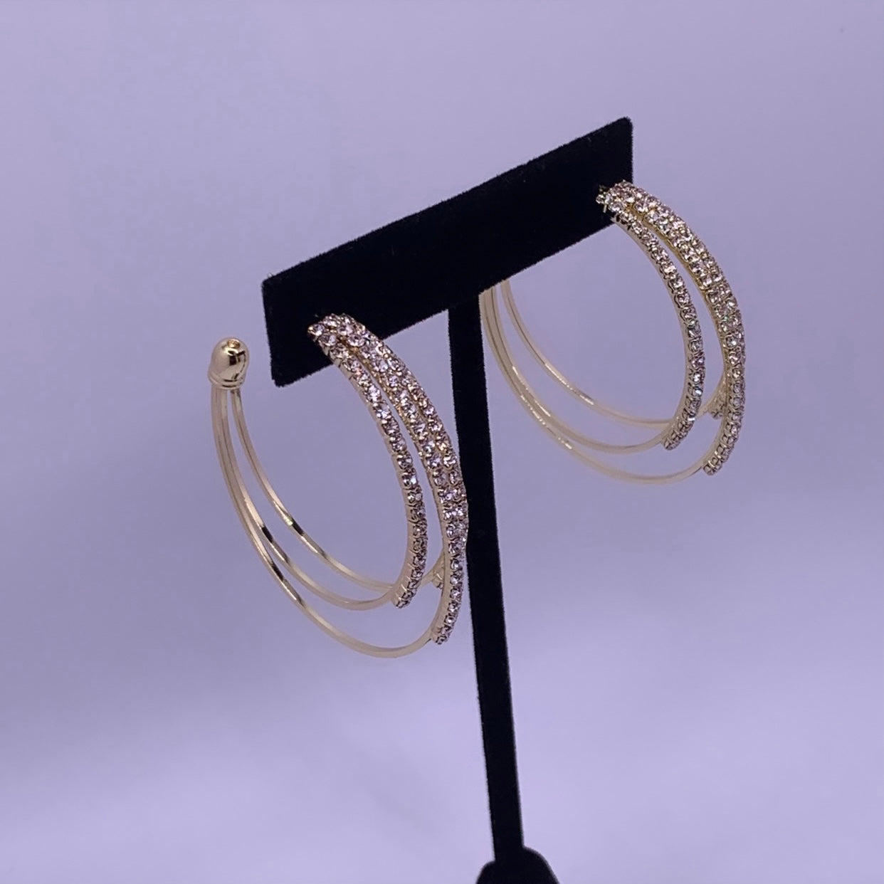 Open Back Hoop Earrings